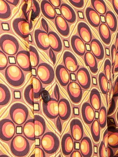 CHENASKI 110 Dotsgrid Camicia Anni Settanta
