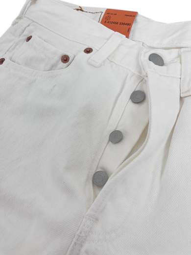 LEVI’S 501.01.50 White Dyed Jeans