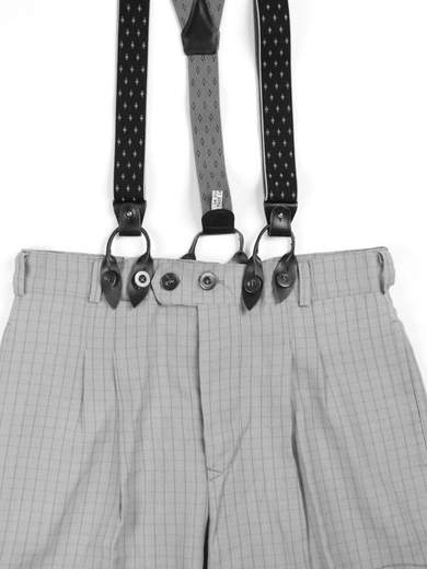 RINOMATA SARTORIA GIGOLE Pantaloni Swing a scacchi stile Anni Cinquanta