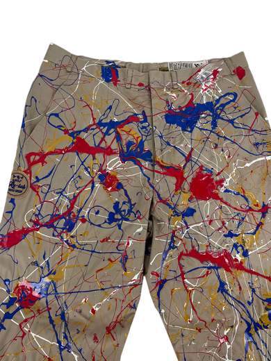 GIGOLÈ RELAB Jackson 48 Trousers with Dripping