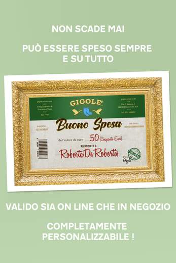 GIGOLÈ ARCHIVE BUONO.SPESA.50