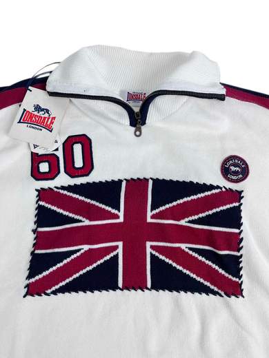 LONSDALE GIT020 Maglione in cotone con collo a lupetto