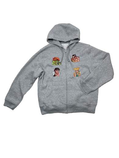 GIGOLÈ ARCHIVE Street Fighter 2 felpa con cappuccio