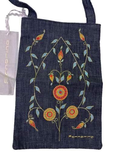 FORNARINA Prana borsetta a tracolla in denim