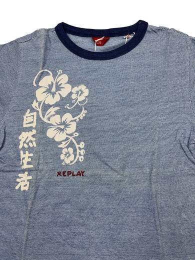 REPLAY MV6906 Vintage Indigo Thread T-Shirt