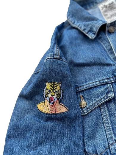 GIGOLÈ RELAB Tiger Mask 0 Denim Jacket