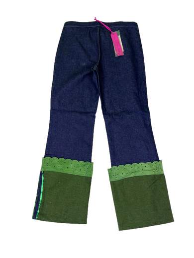 FORNARINA Wait Jeans a zampa lavaggio Green Tea