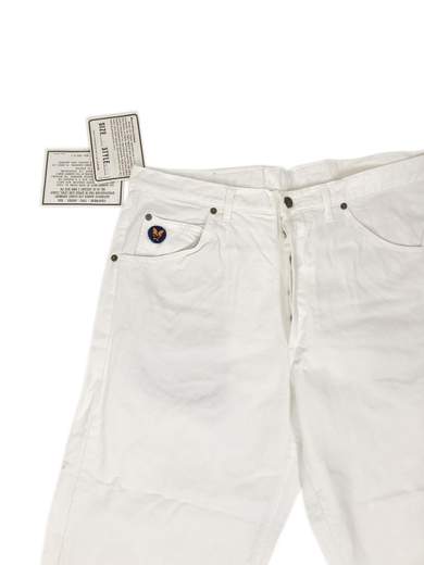 AVIREX W161 White Plush Jeans