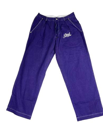 FRANK SCOZZESE Chalego pantaloni anni Ottanta Smiley Face