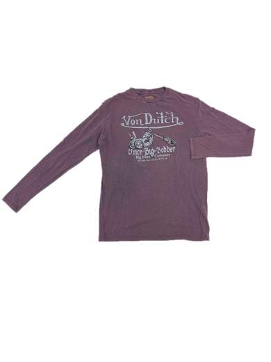 VON DUTCH Vince Big Bobber T-Shirt a manica lunga