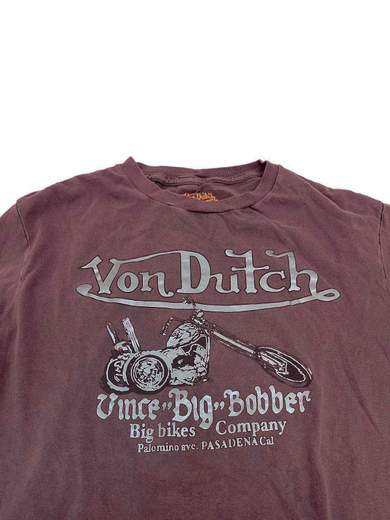 VON DUTCH Vince Big Bobber T-Shirt a manica lunga