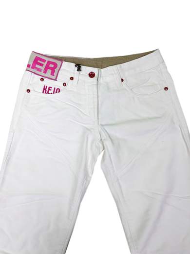 KEJO Velasco Jeans bianchi in flanella