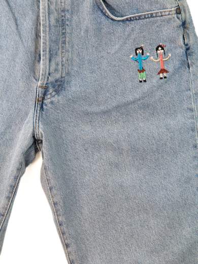 TURQUOISE Ninos Jeans 12 5348U