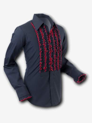 CHENASKI 074 Ruche Camicia con volant