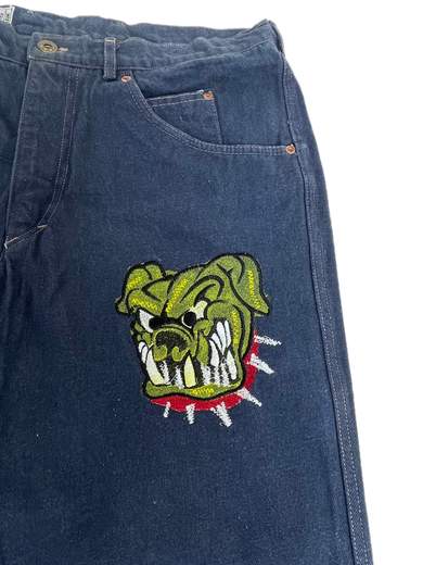 GIGOLÈ RELAB Yellow Bulldog 1 Flares Jeans a zampa