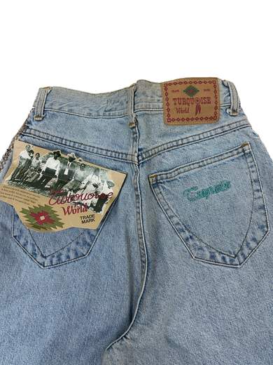 TURQUOISE 5322A Vintage Bermuda Jeans