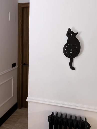 FISURA CLP23102 Orologio gatto nero