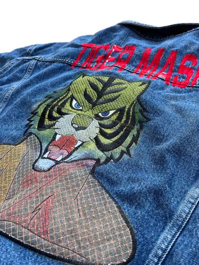 GIGOLÈ RELAB Tiger Mask 0 Denim Jacket