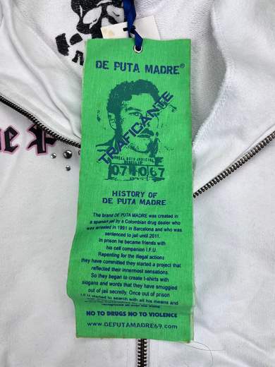 DE PUTA MADRE FU39 Full Zip Sweatshirt