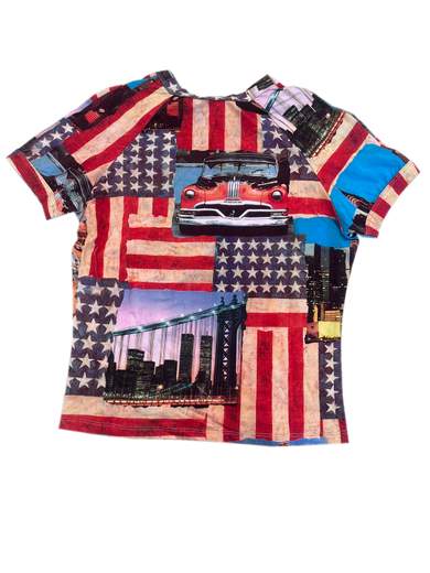 GIGOLÈ ARCHIVE Exoos T-Shirt multicolore America