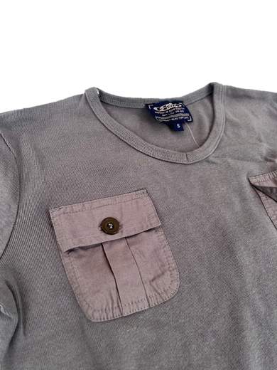 BOMB BOOGIE TW9121 T-Shirt con due taschini