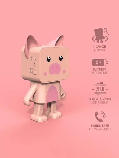 MOB DA-12 Little Dancing Pig Bluetooth Speaker