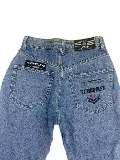 TURQUOISE In The Navy Vintage Jeans