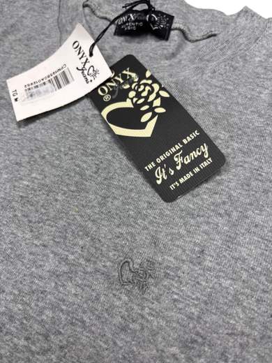 ONYX CPNH958O V T-Shirt a manica lunga collo a V