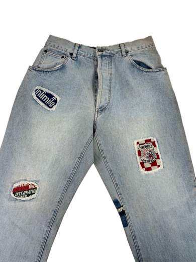 UNLIMITED PATCHED JEANS VALLET
