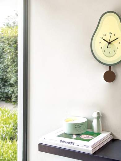 FISURA CSH2320013 Avocado Wall Clock
