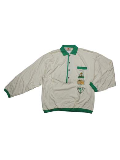 FARROW'S 16 Lanes Polo Sweater with Embroideries