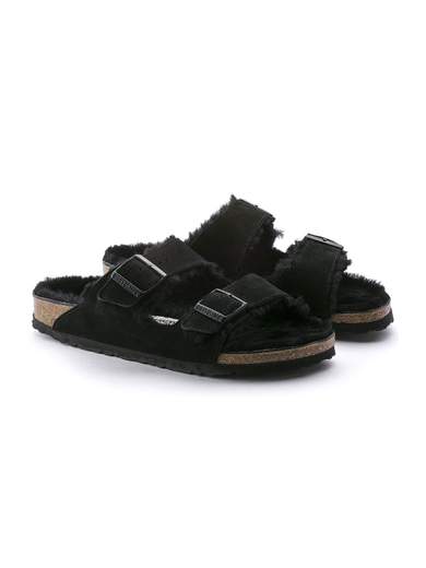 Birkenstock Arizona Fur 0752663 sandali con pelliccia