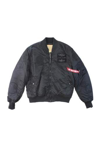 ALPHA INDUSTRIES MA-1 ALL BLACK 143121
