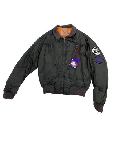 EVISU EA04MJK06 Bomber with Embroidered Patches