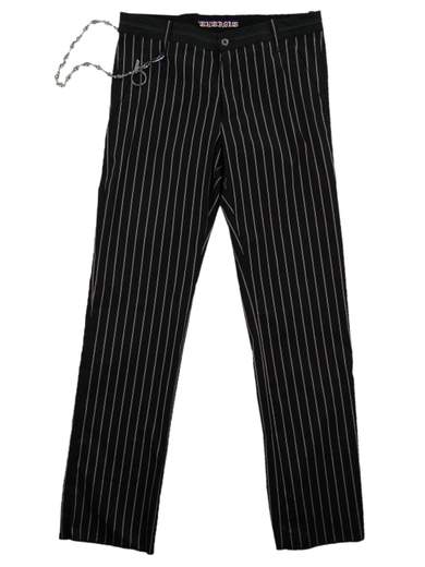 ENERGIE Purdex El Dia de Los Muertos pantaloni gessati