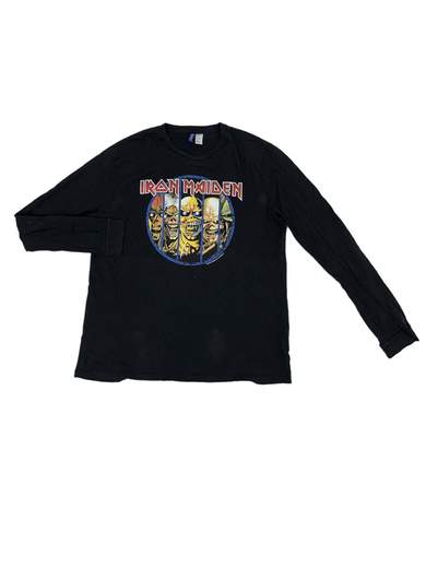 GIGOLÈ ARCHIVE Iron Maiden T-Shirt a manica lunga (usata)