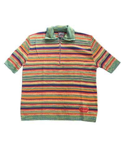 FOXHOUND Knit Polo Rainbow T-Shirt