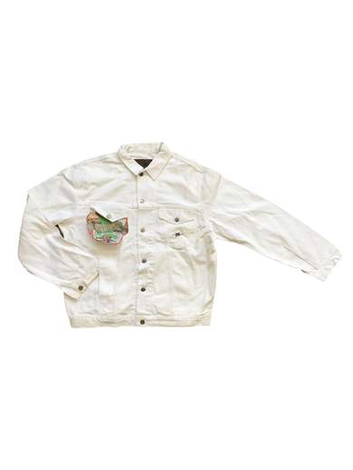 EL CHARRO Nogales White Denim Jacket
