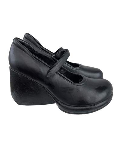 FORNARINA PIFMO1871WC Mary Jane Shoes with Wedge Heel