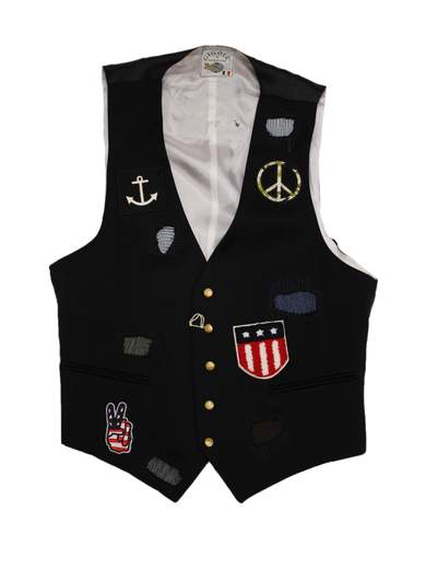 GIGOLÈ RELAB Anchor gilet custom con toppe