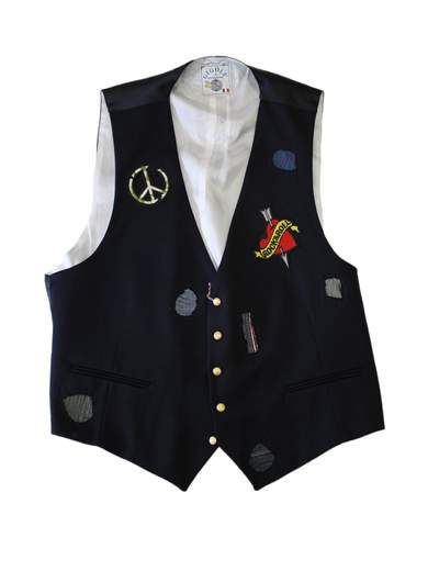 GIGOLÈ RELAB Rock’n’Roll gilet custom con toppe