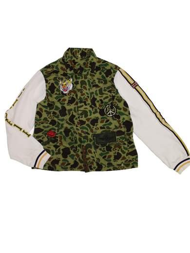 GIGOLÈ RELAB Rosepeace felpa custom con toppe