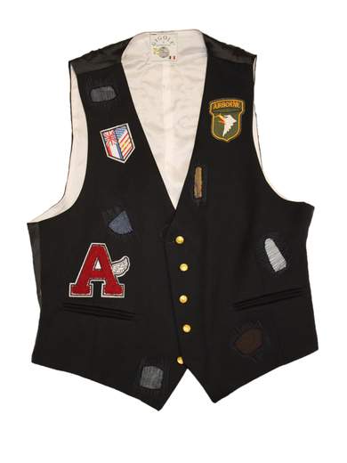 GIGOLÈ RELAB Roskull gilet custom con toppe