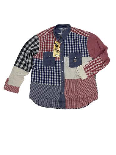 ENERGIE Sixty Pancho Camicia Patchwork Western Style