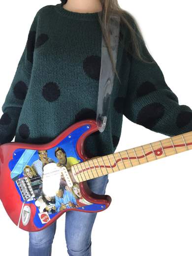 GIGOLÈ ARCHIVE Tracolla per chitarra in PVC trasparente