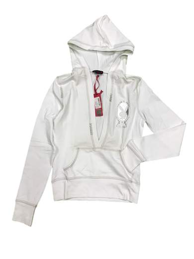 PLAYBOY 08RD043F Felpa scollata con cappuccio