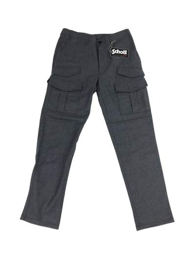 SCHOTT 27176981Pantaloni Militari in lana con tasche