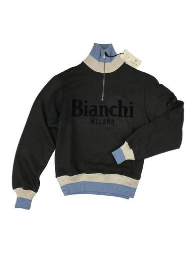 BIANCHI BA0018 Felpa collo a lupetto