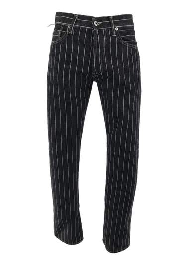 ENERGIE Branded Wide Jeans gessato