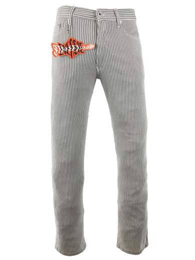 ENERGIE Drill Stretch Pinstriped Jeans gessato e elasticizzato